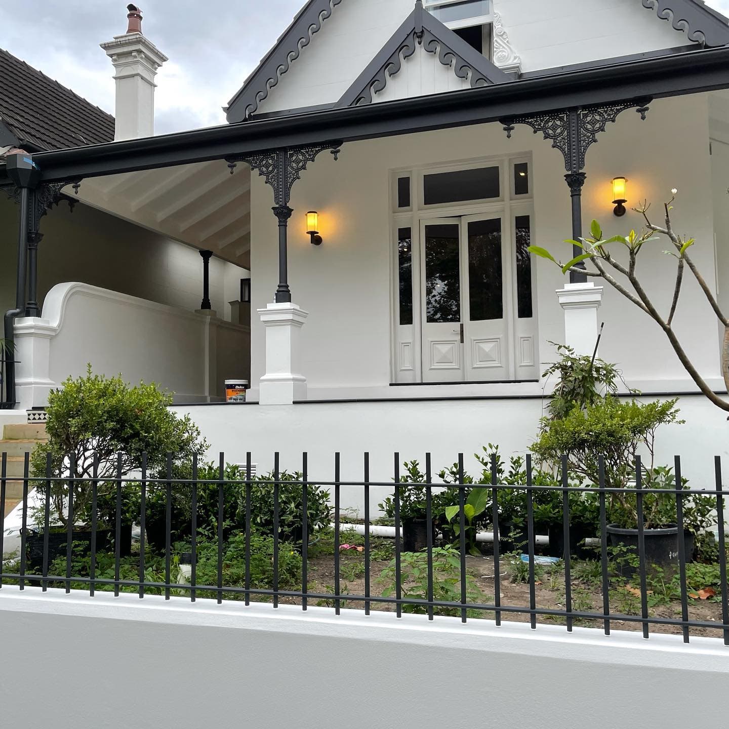 Heritage-style Sydney home with a freshly painted exterior